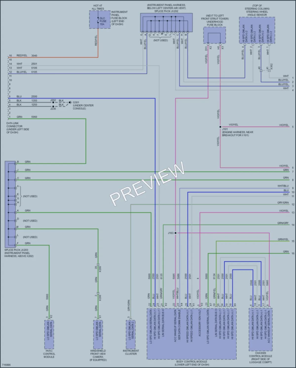 2020 Chevrolet Sonic Computer Data Lines wiring diagram preview