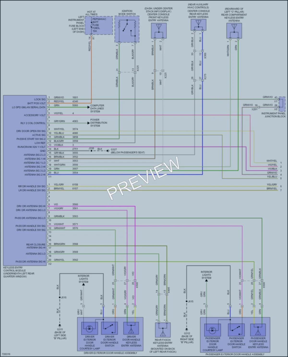 2020 Chevrolet Suburban Anti Theft wiring diagram preview