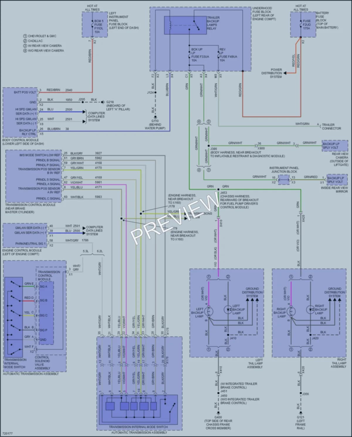 2020 Chevrolet Tahoe Exterior Lights wiring diagram preview
