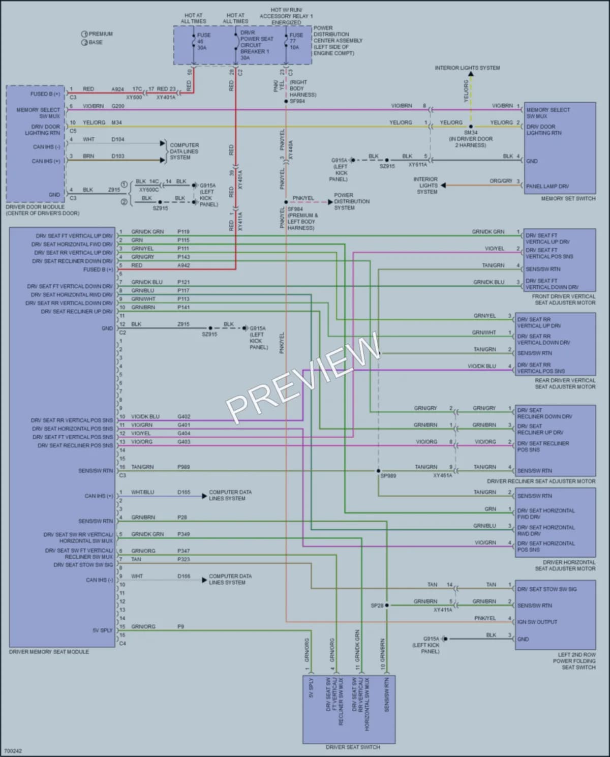 2020 Chrysler PacificaNew Memory Systems wiring diagram preview