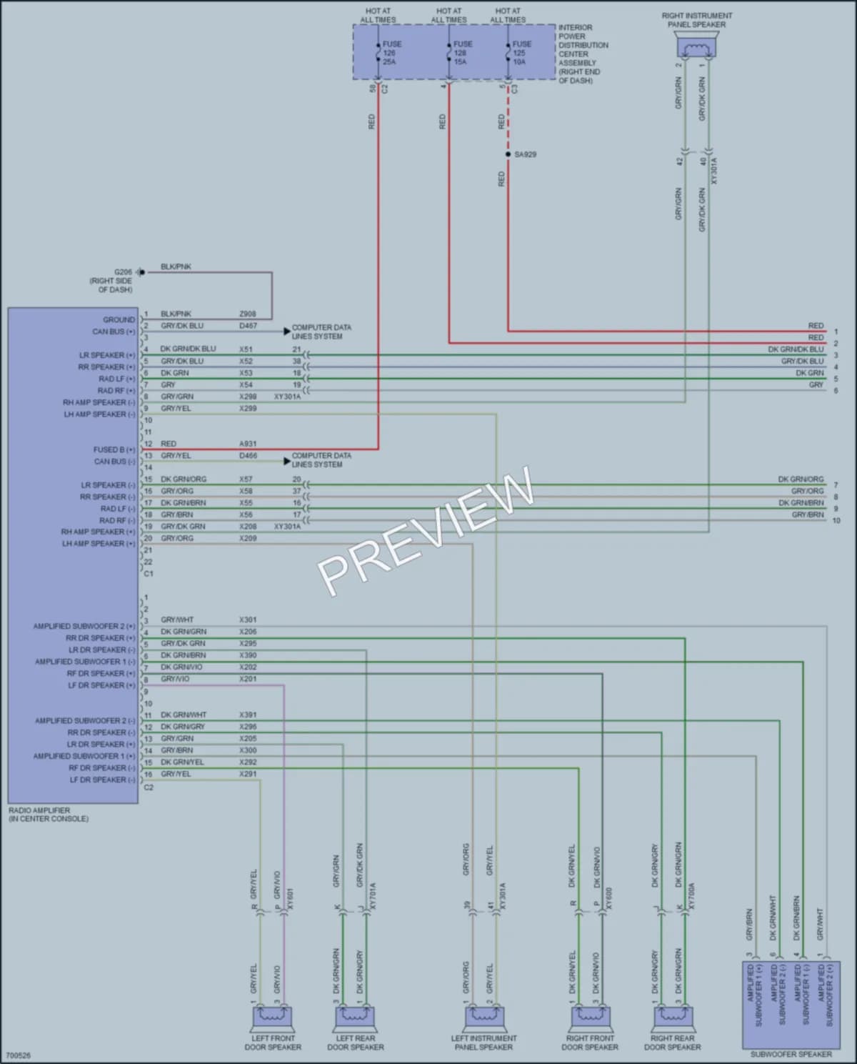 2020 Dodge Journey Navigation wiring diagram preview