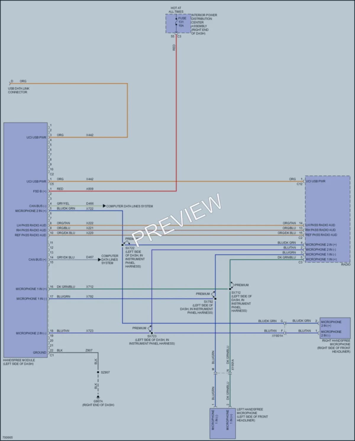 2020 Dodge Journey Radio wiring diagram preview