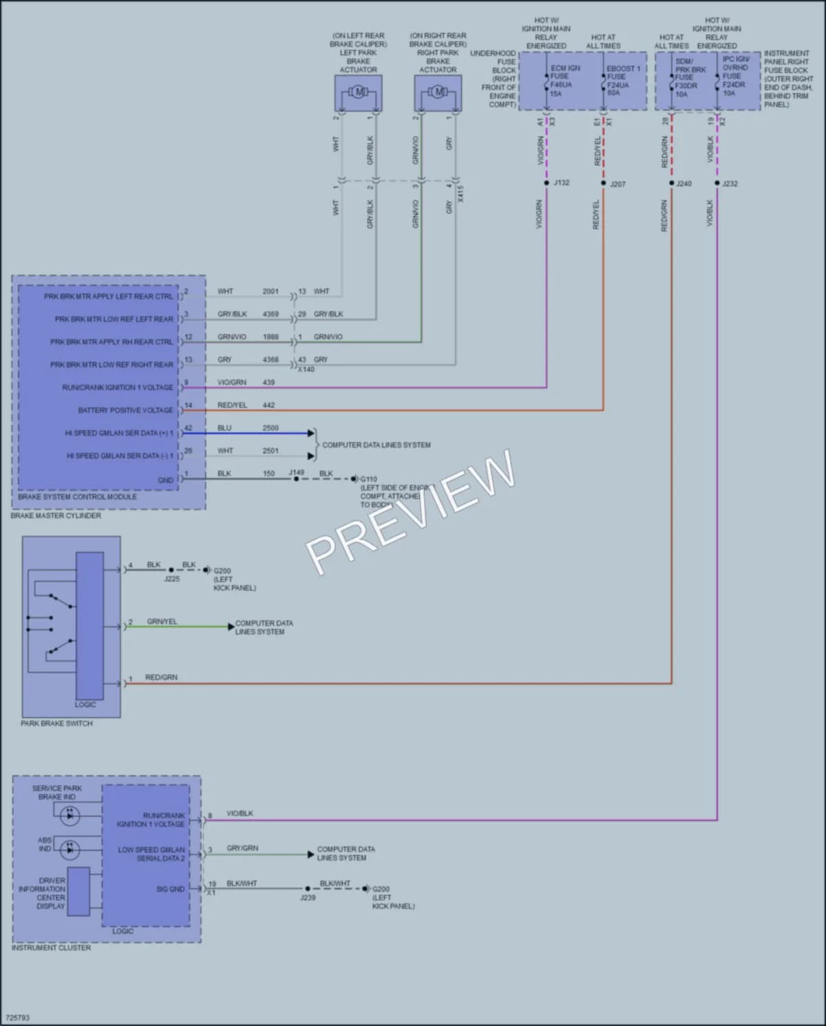 2020 GMC 1500Sierra Shift Interlock wiring diagram preview