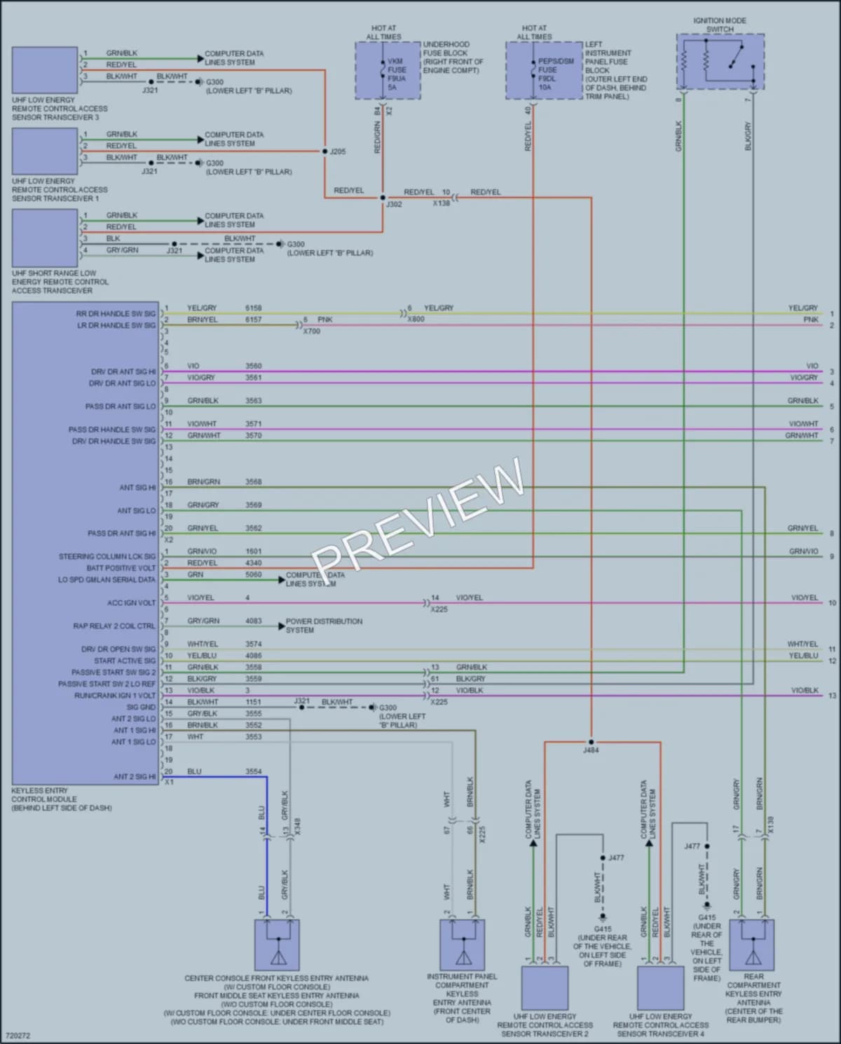 2020 GMC 1500SierraDenali Anti Theft wiring diagram preview