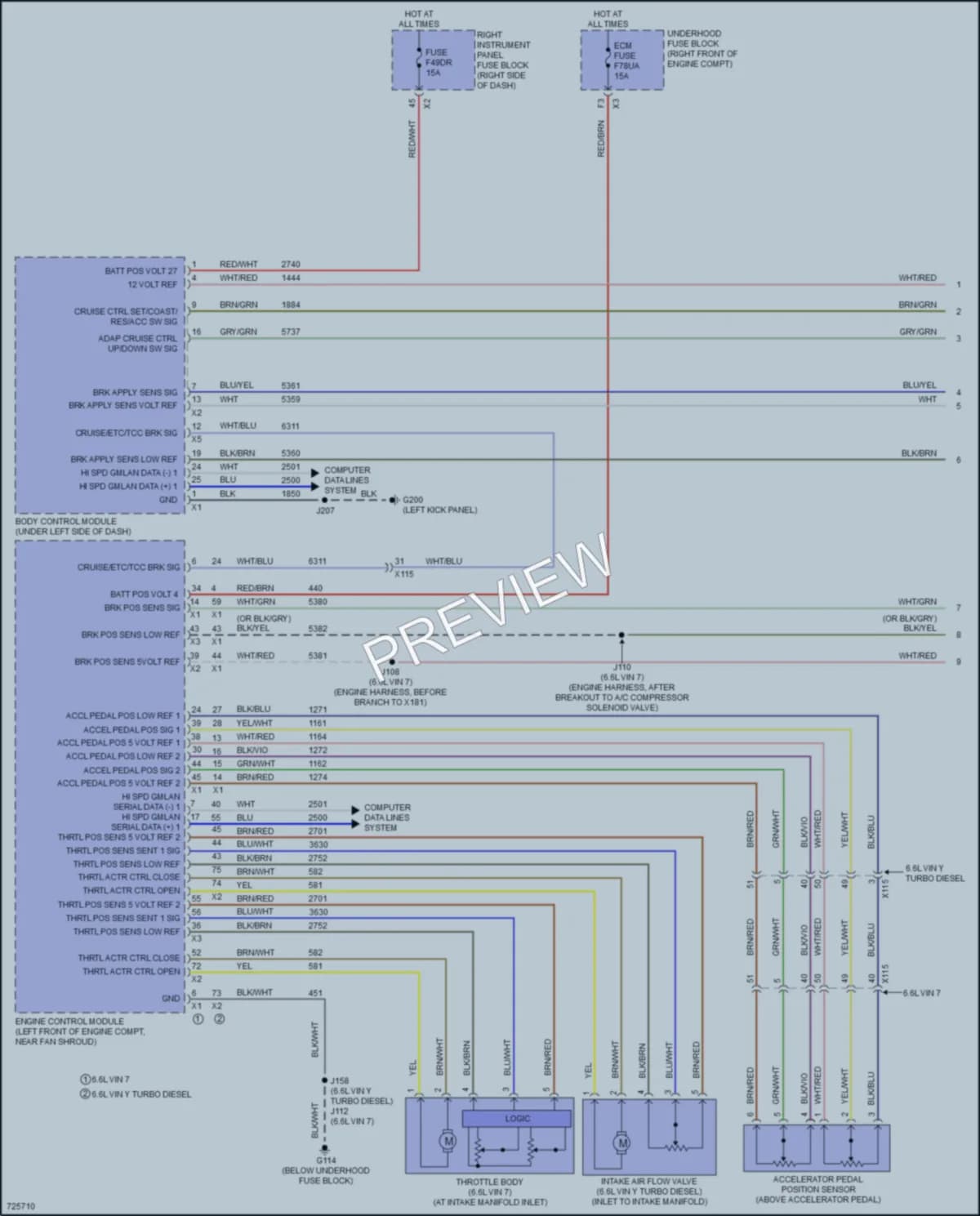 2020 GMC 2500HDSierra Cruise Control wiring diagram preview