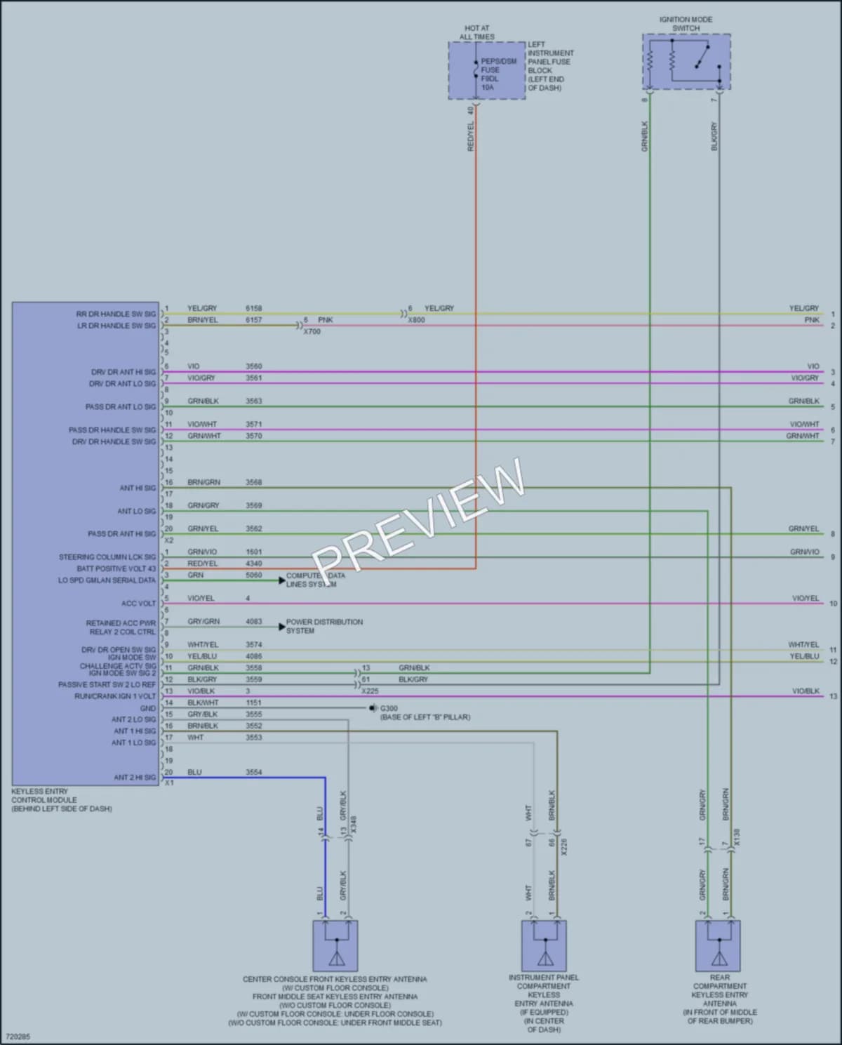 2020 GMC 2500HDSierraDenali Anti Theft wiring diagram preview