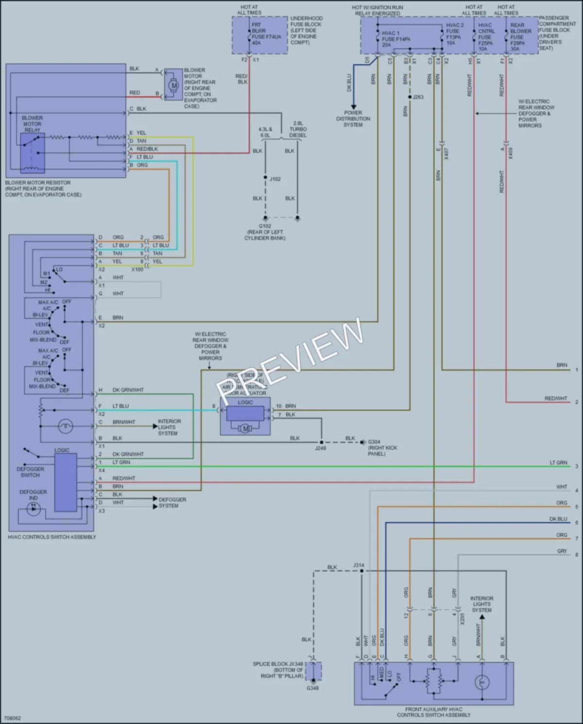 2020 GMC 3500Savana Air Conditioning wiring diagram preview