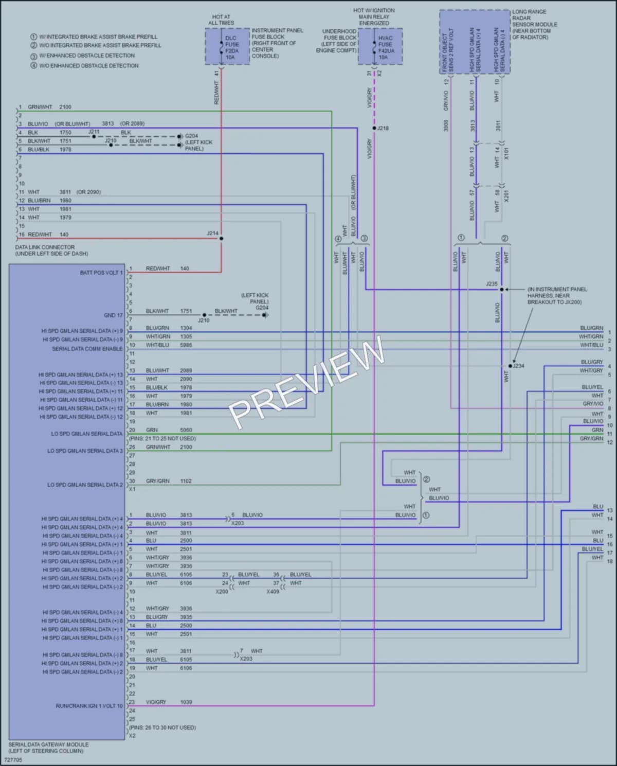 2020 GMC Acadia Computer Data Lines wiring diagram preview