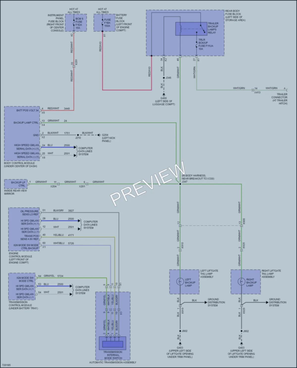 2020 GMC AcadiaDenali Exterior Lights wiring diagram preview