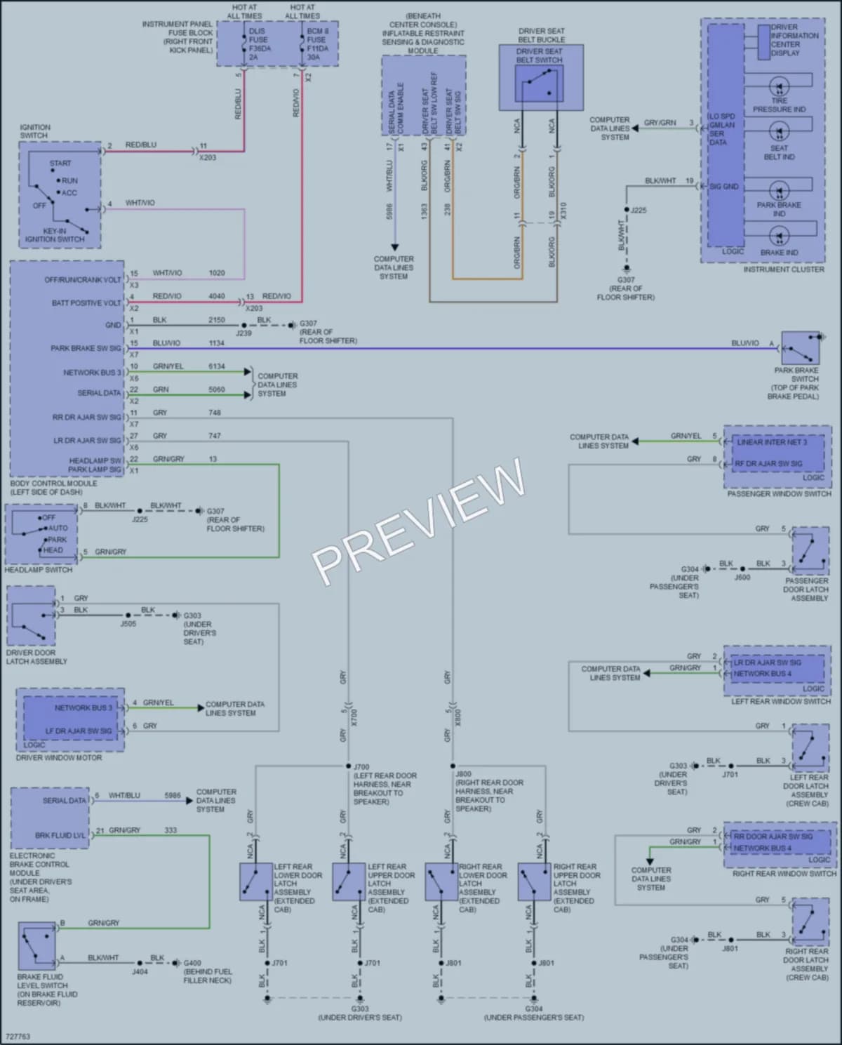 2020 GMC Canyon Warning Systems wiring diagram preview