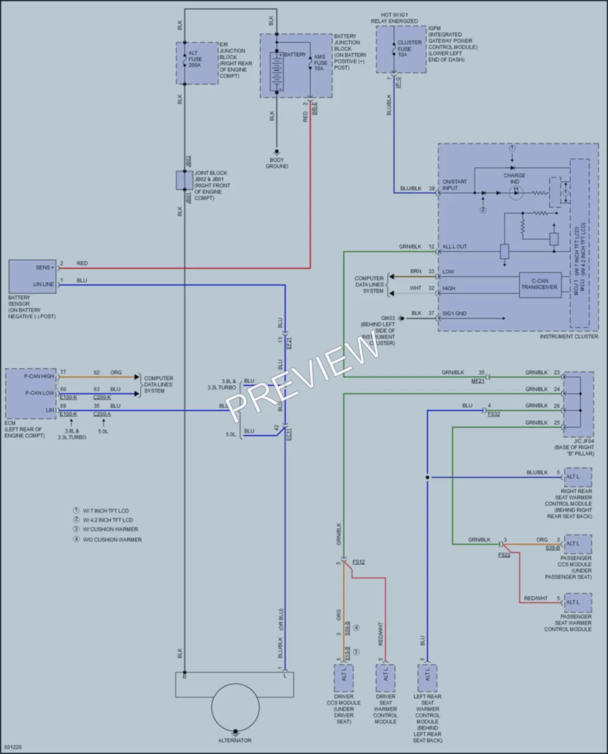 2020 Genesis G80 Starting Charging wiring diagram preview