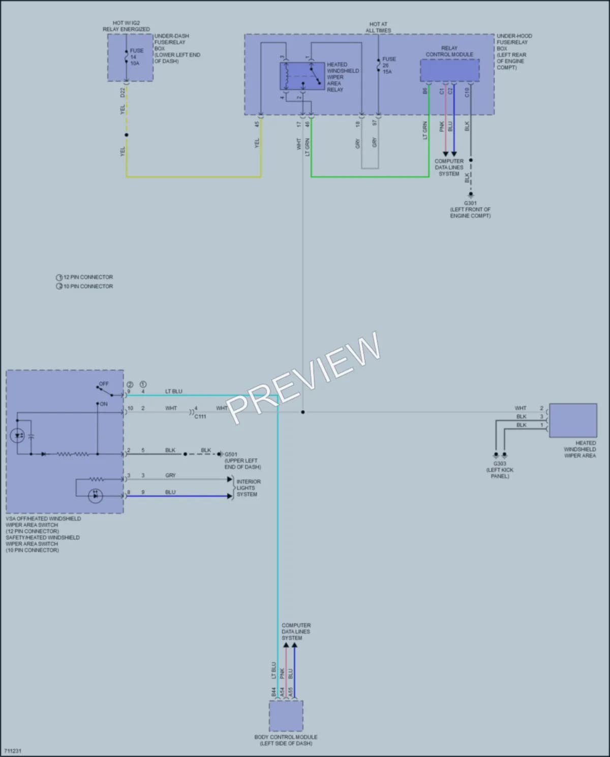 2020 Honda Accord Defoggers wiring diagram preview