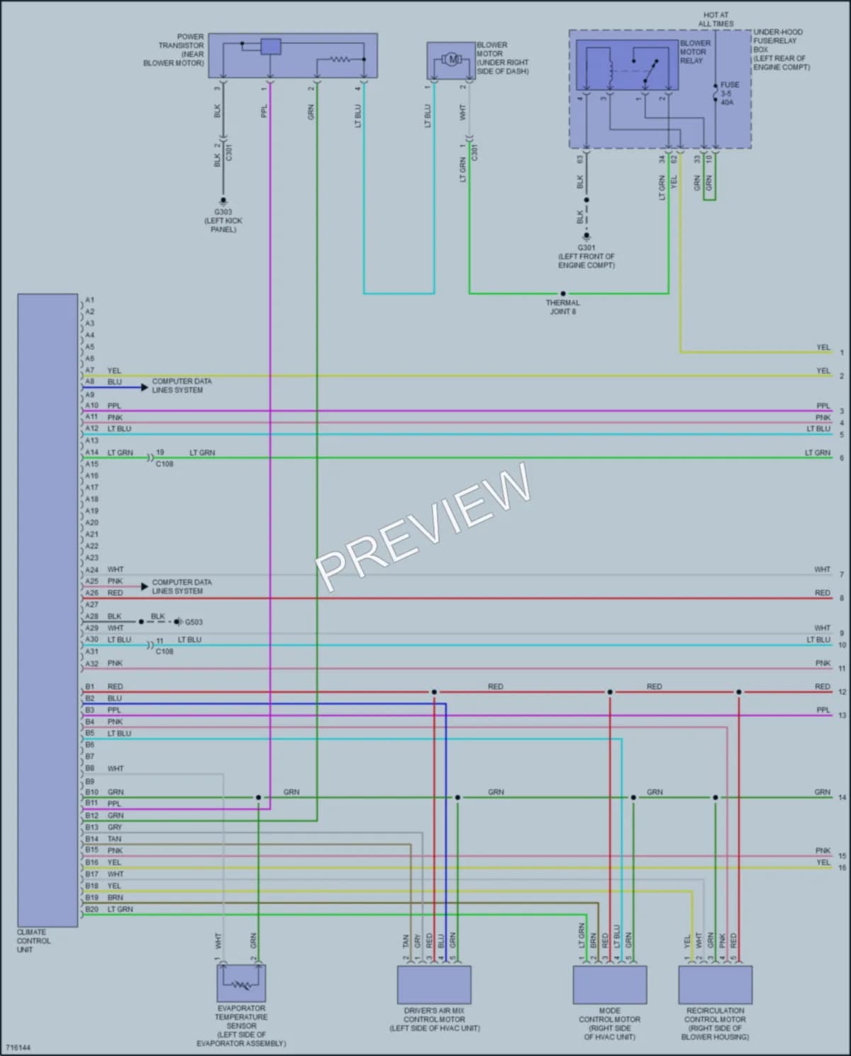 2020 Honda AccordHybrid Air Conditioning wiring diagram preview