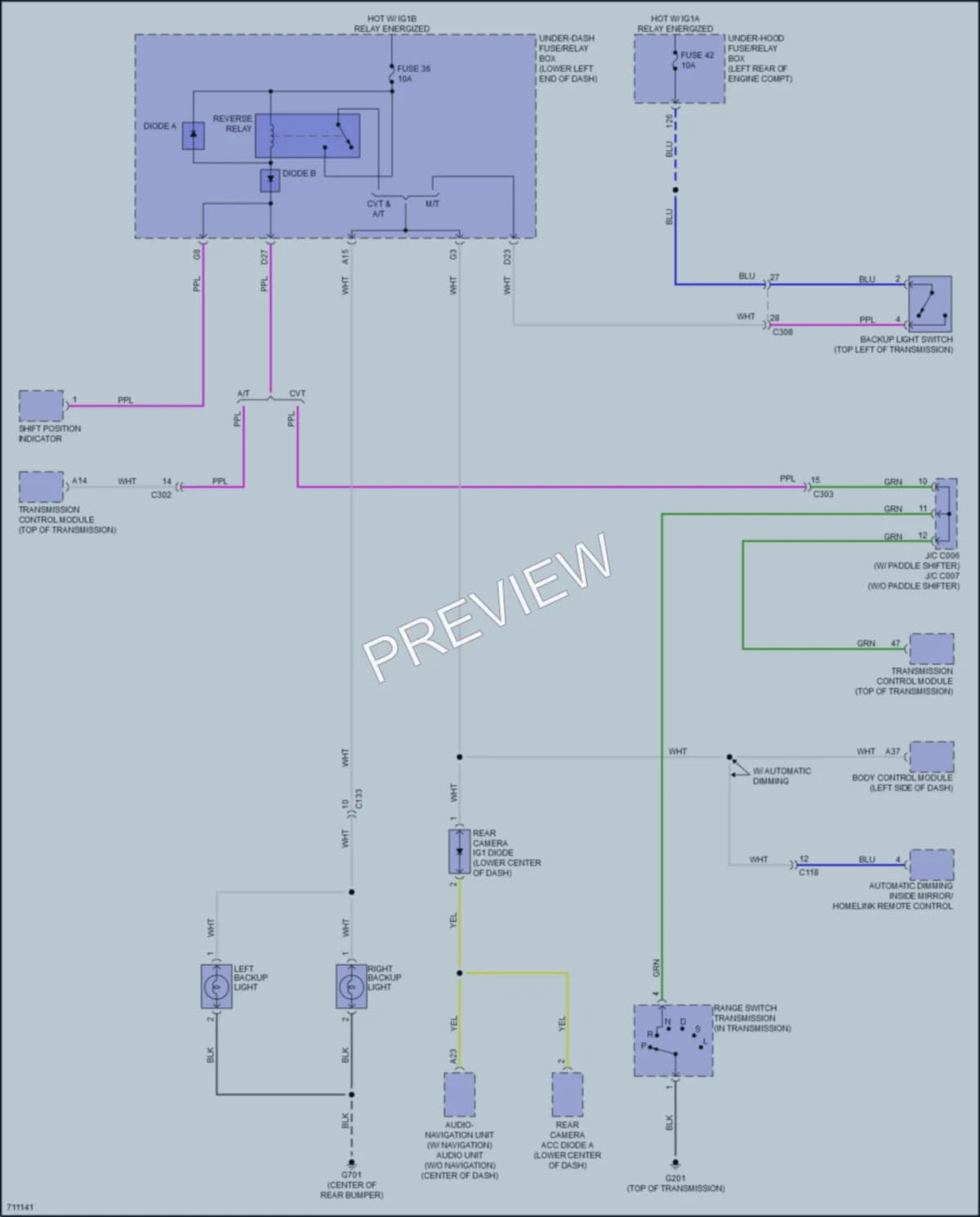 2020 Honda AccordHybrid Exterior Lights wiring diagram preview