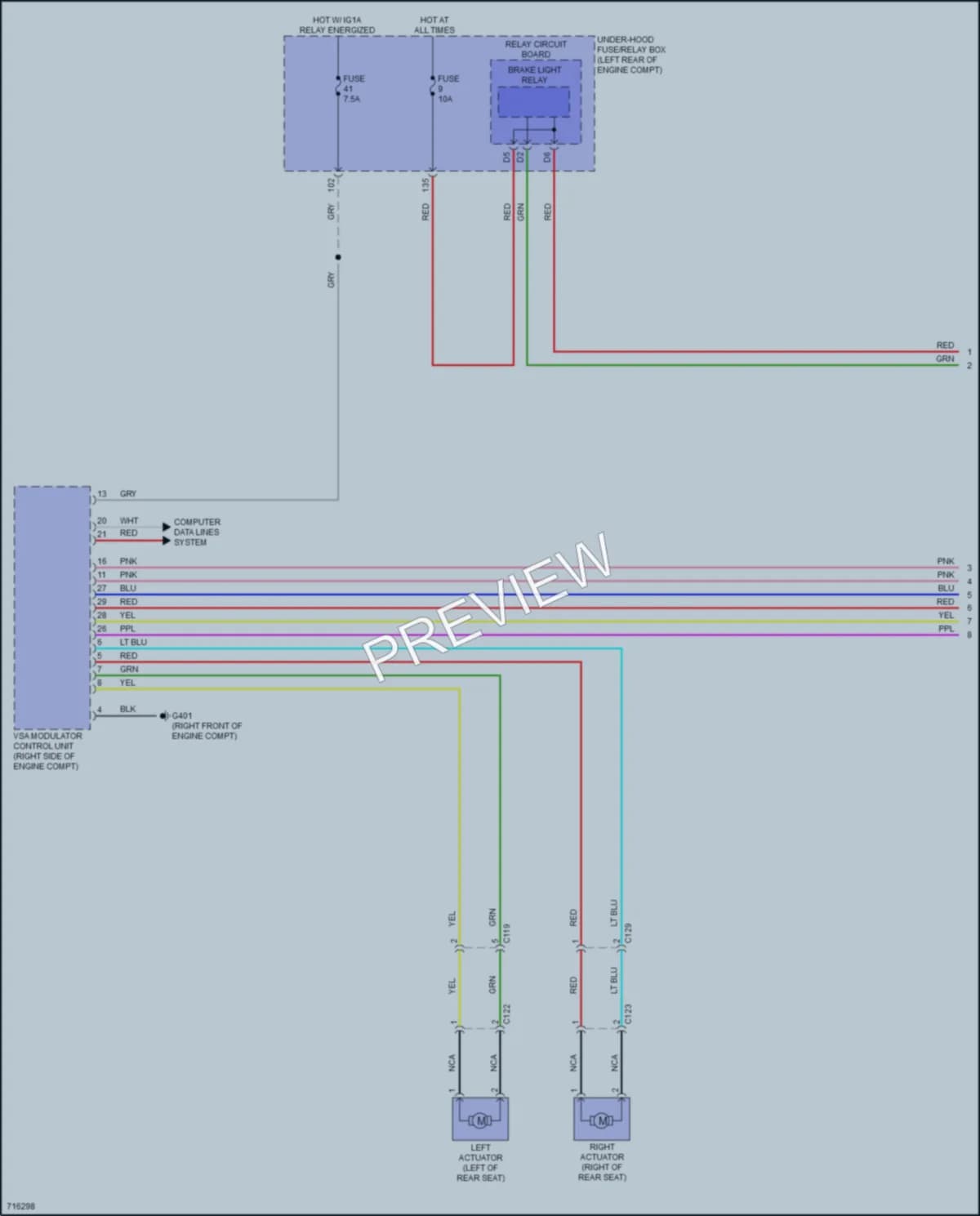 2020 Honda AccordHybrid Shift Interlock wiring diagram preview