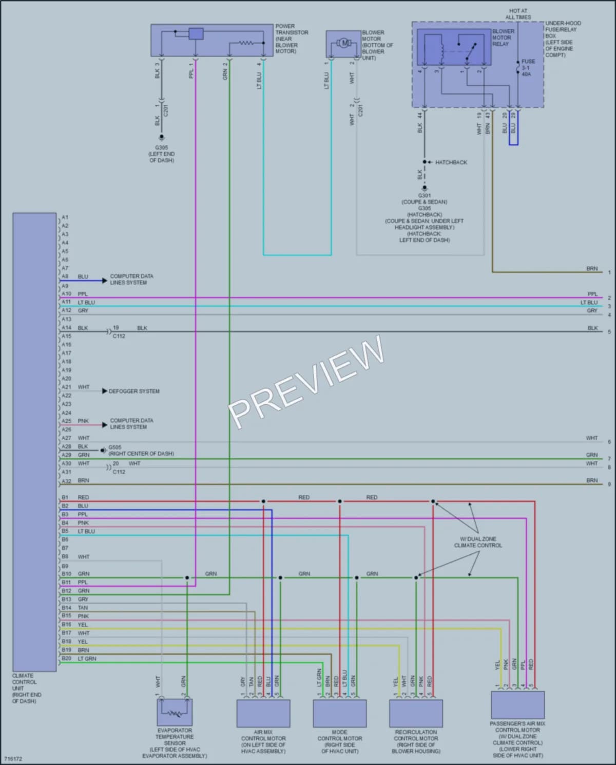 2020 Honda Civic Air Conditioning wiring diagram preview