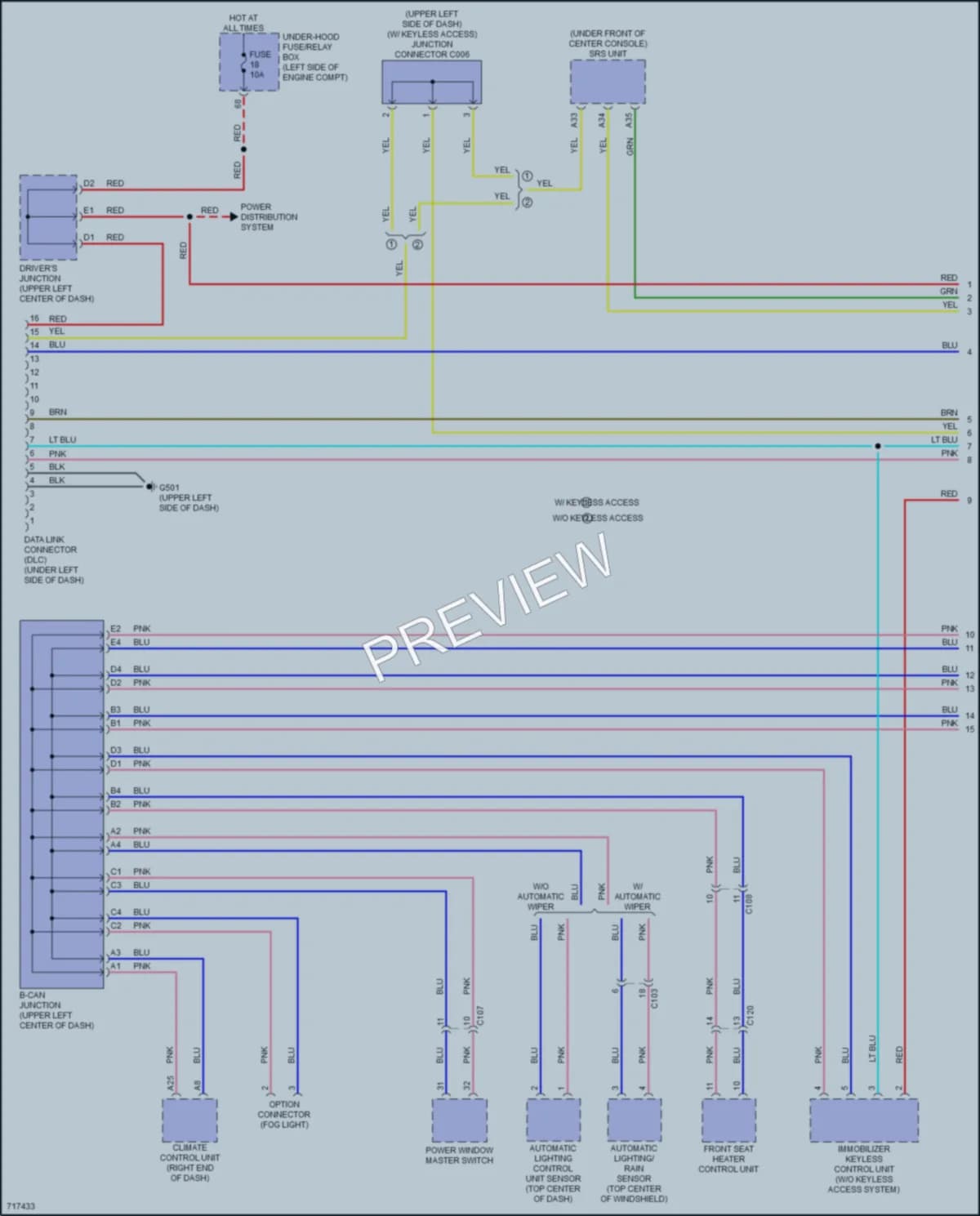 2020 Honda Civic Computer Data Lines wiring diagram preview