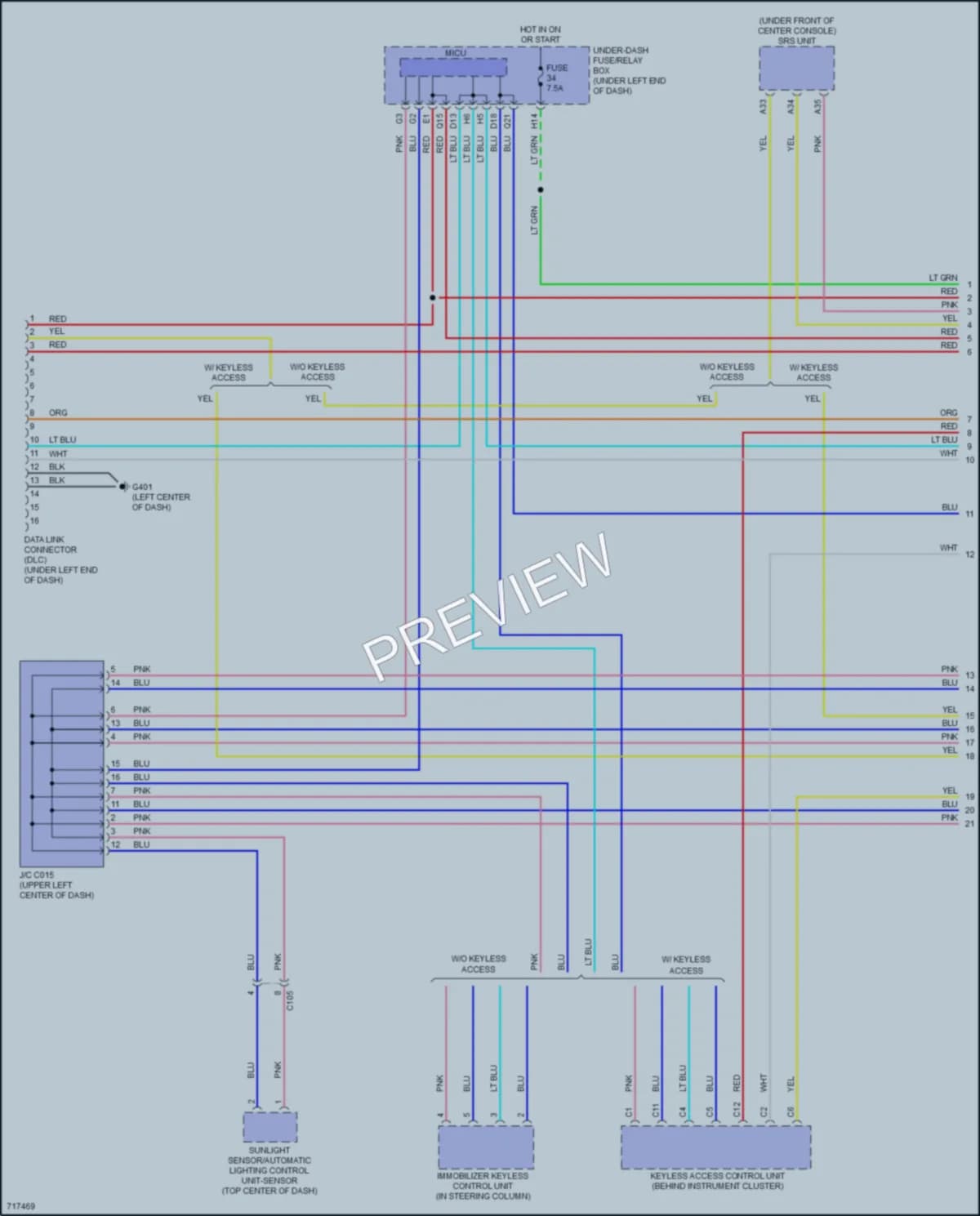 2020 Honda Fit Computer Data Lines wiring diagram preview