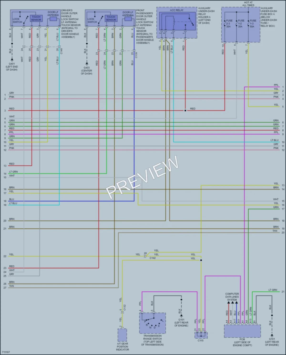 2020 Honda HRV Anti Theft wiring diagram preview