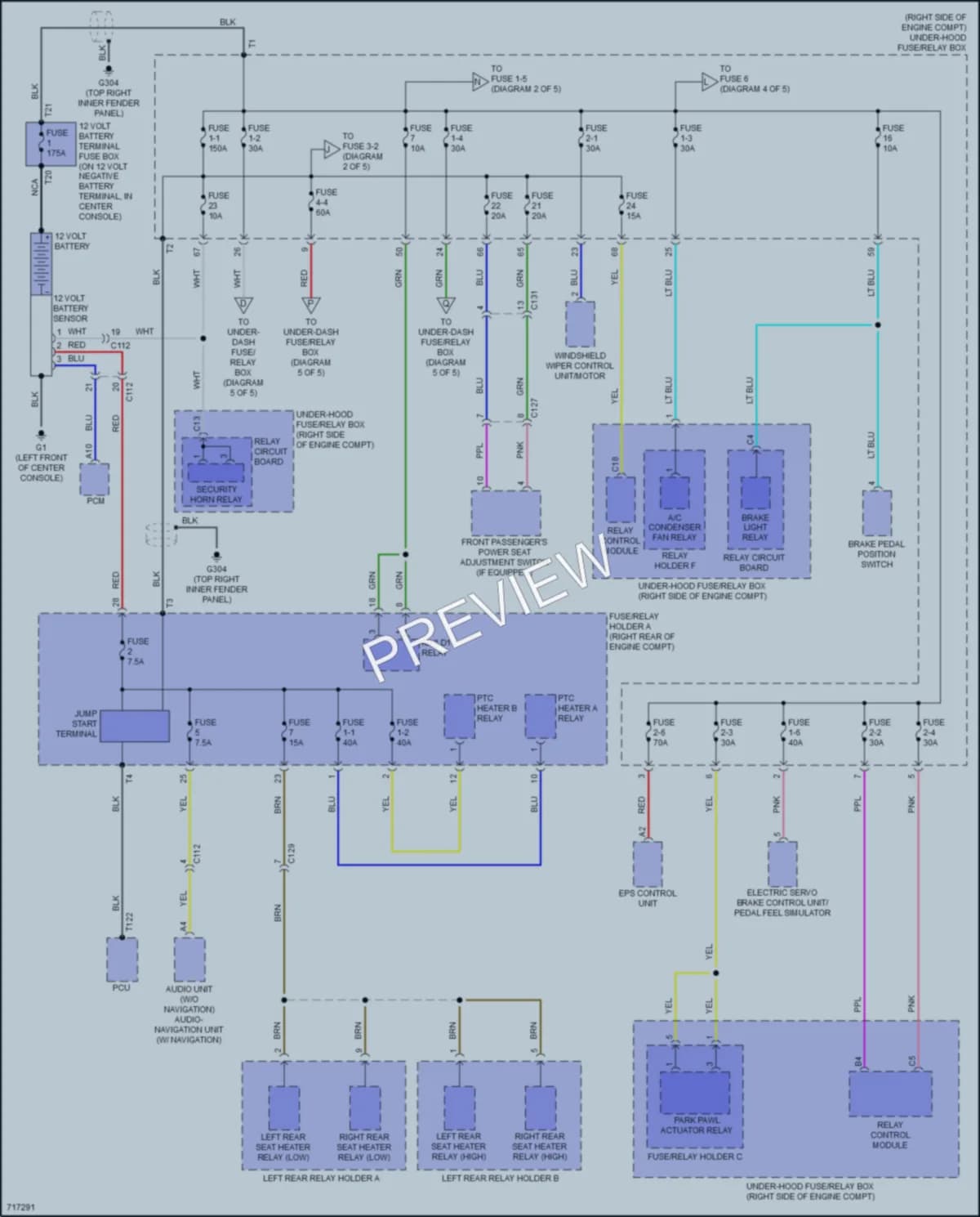 2020 Honda Insight Power Distribution wiring diagram preview