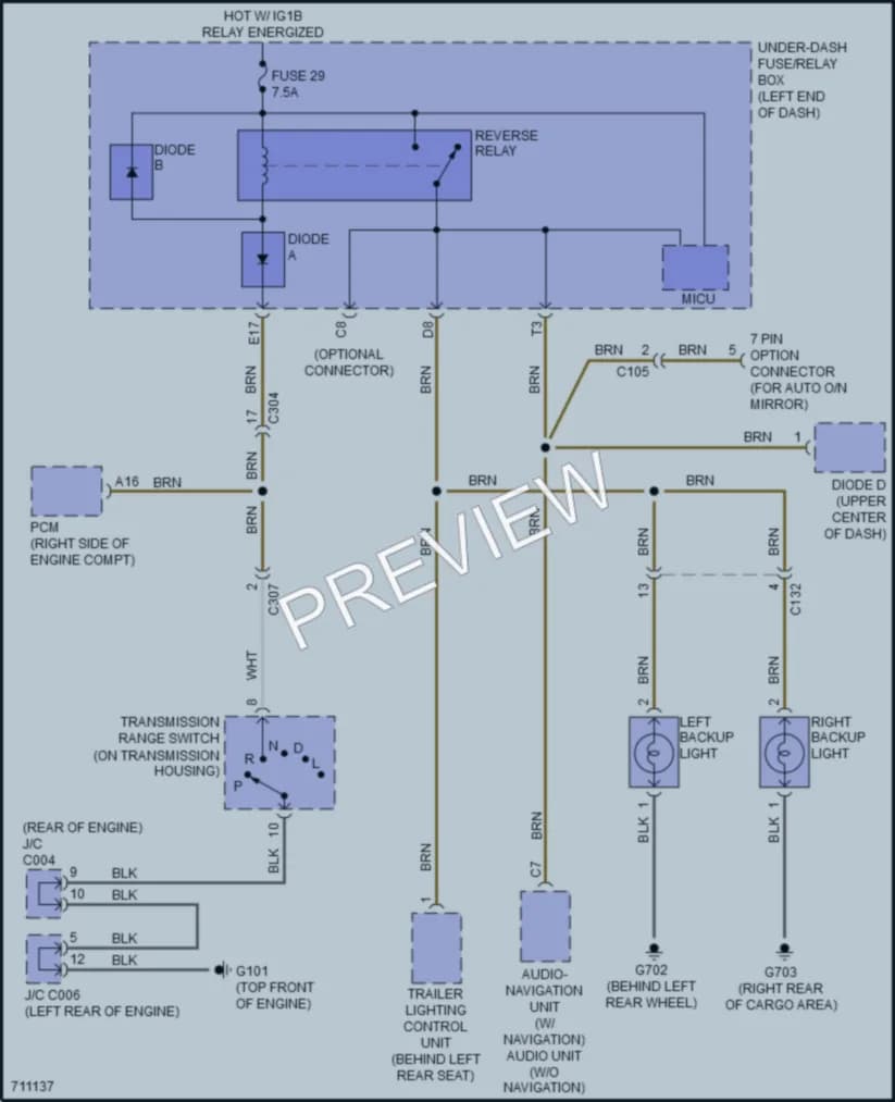 2020 Honda Ridgeline Exterior Lights wiring diagram preview