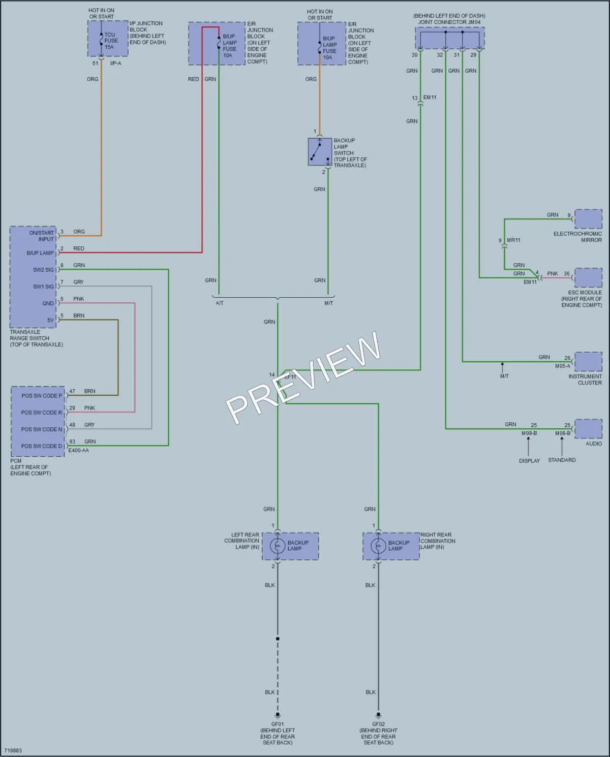 2020 Hyundai Accent Exterior Lights wiring diagram preview
