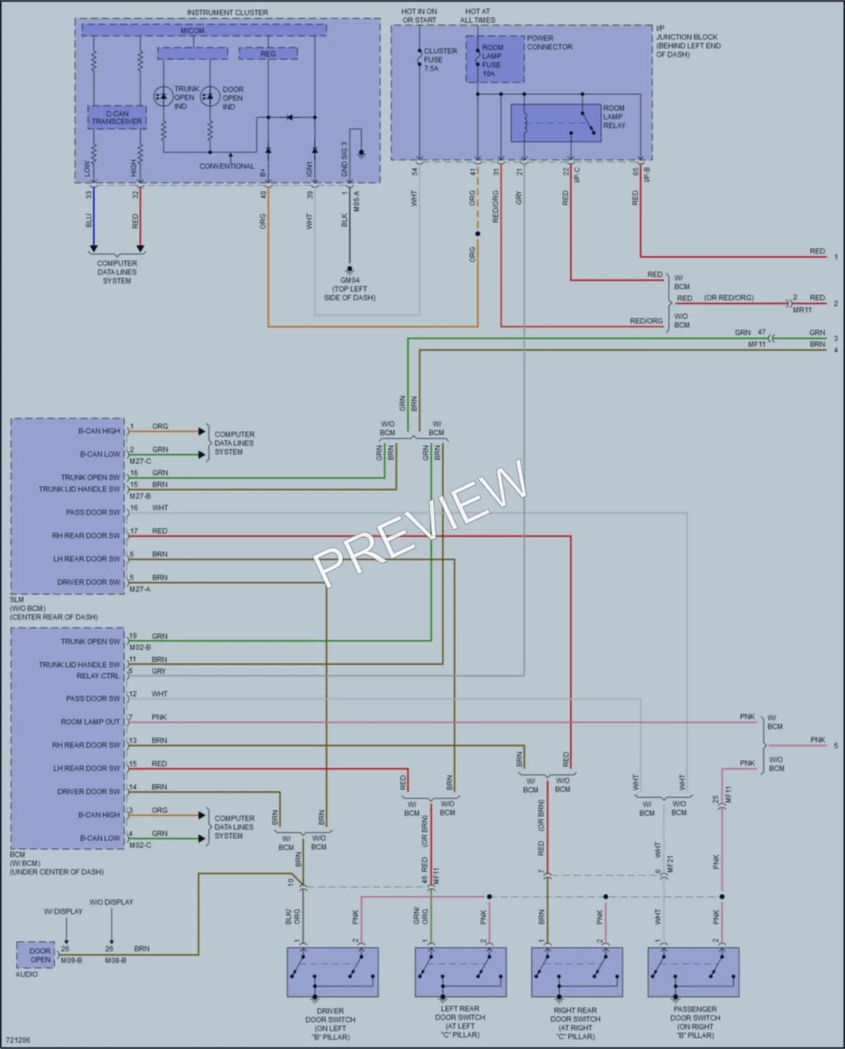 2020 Hyundai Accent Interior Lights wiring diagram preview