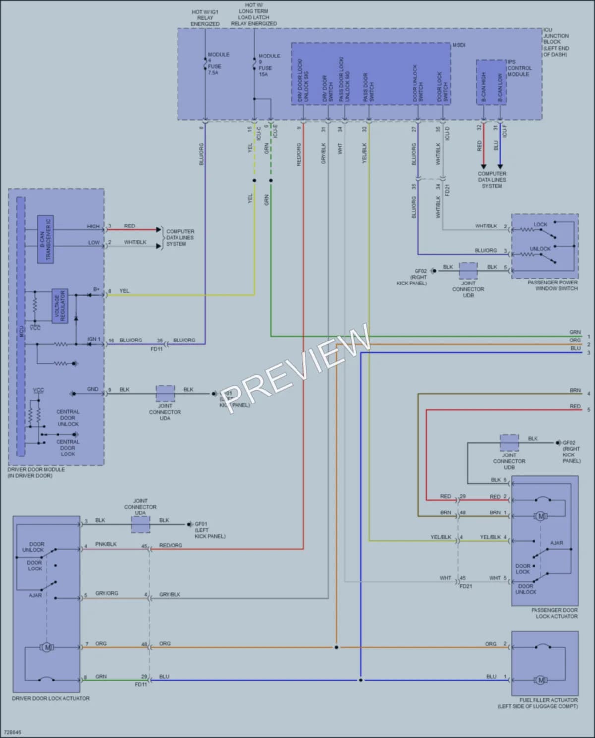 2020 Hyundai Palisade Anti Theft wiring diagram preview