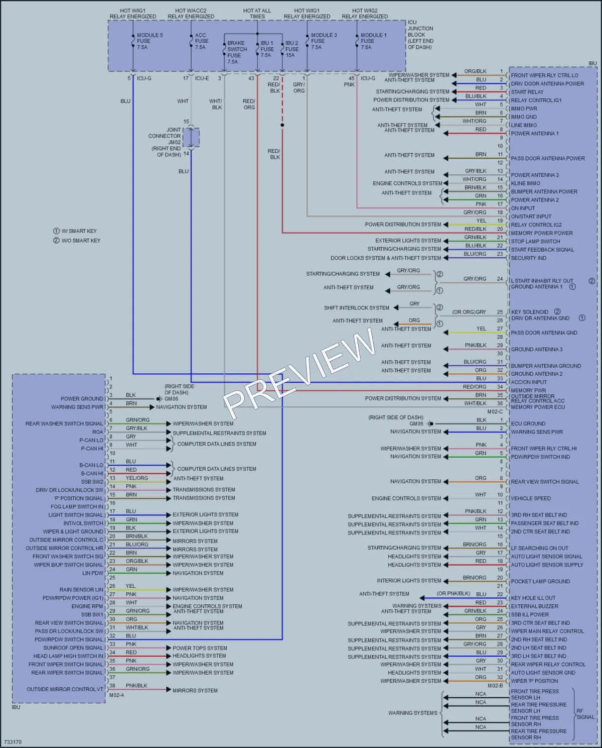2020 Hyundai Palisade Body Control Modules wiring diagram preview