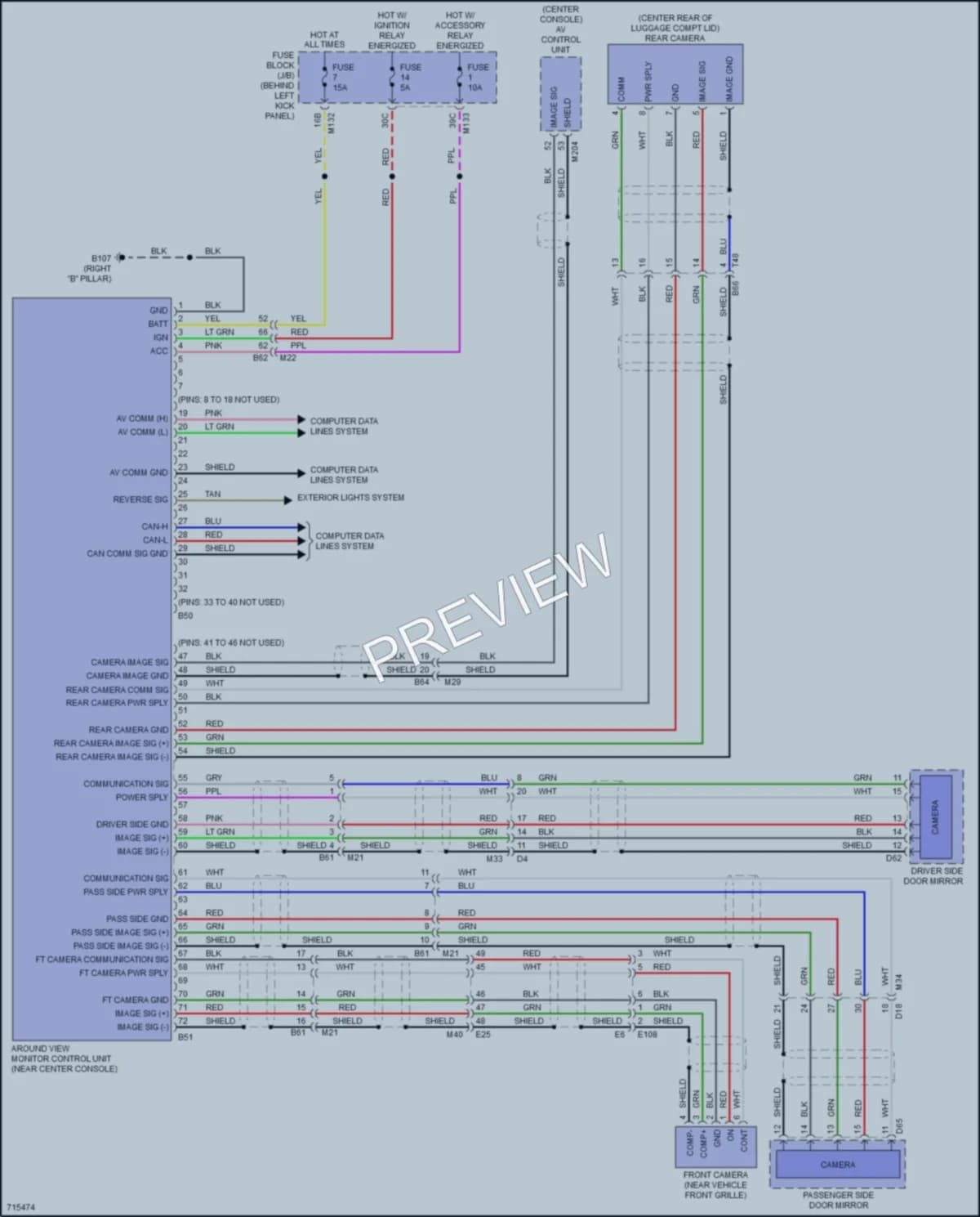 2020 Infiniti Q60 Navigation wiring diagram preview