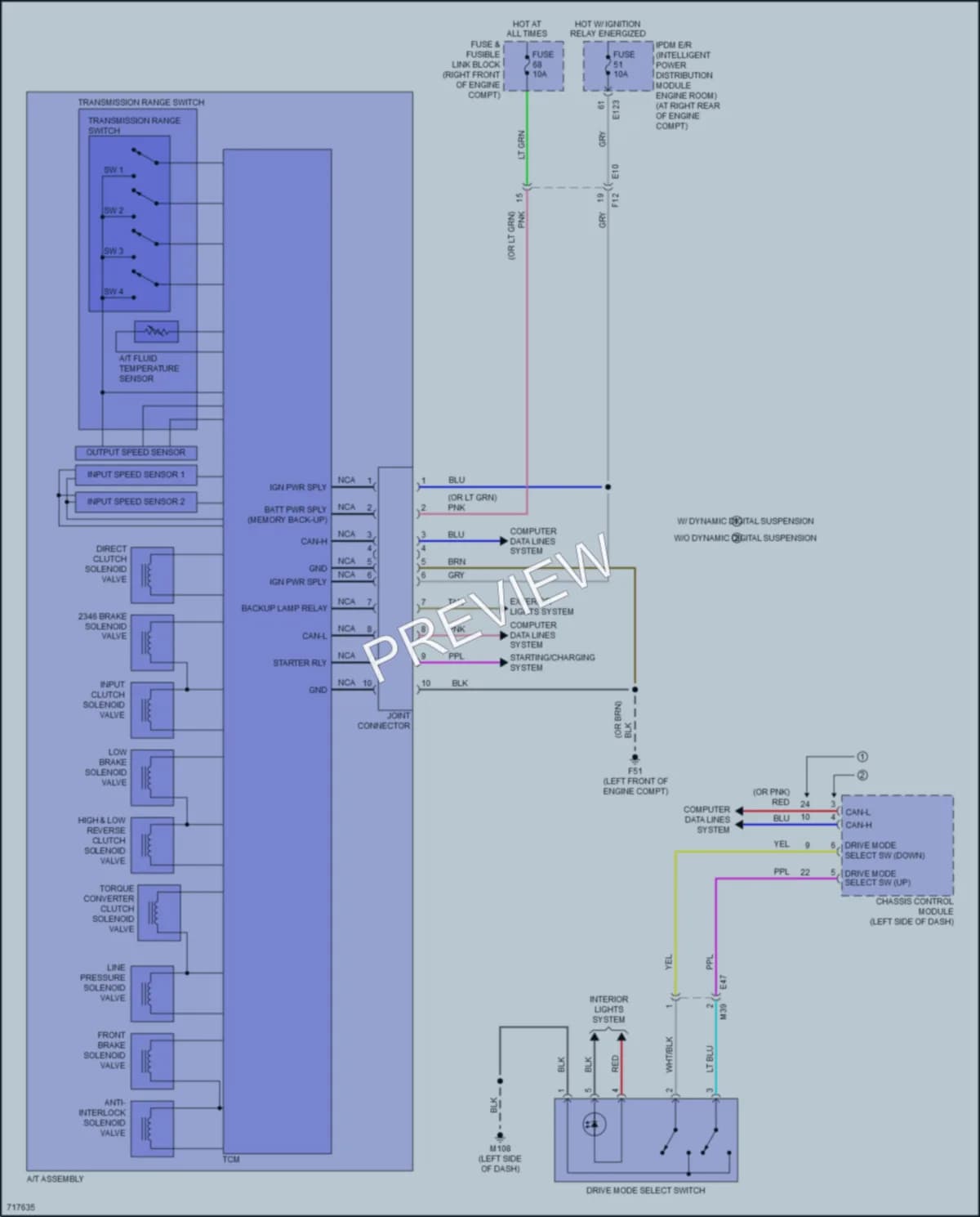 2020 Infiniti Q60 Transmission wiring diagram preview