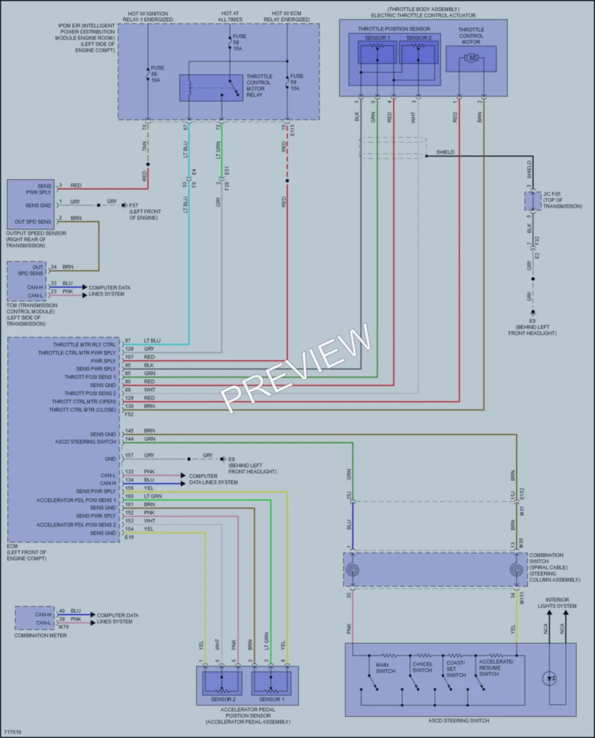 2020 Infiniti QX50 Cruise Control wiring diagram preview