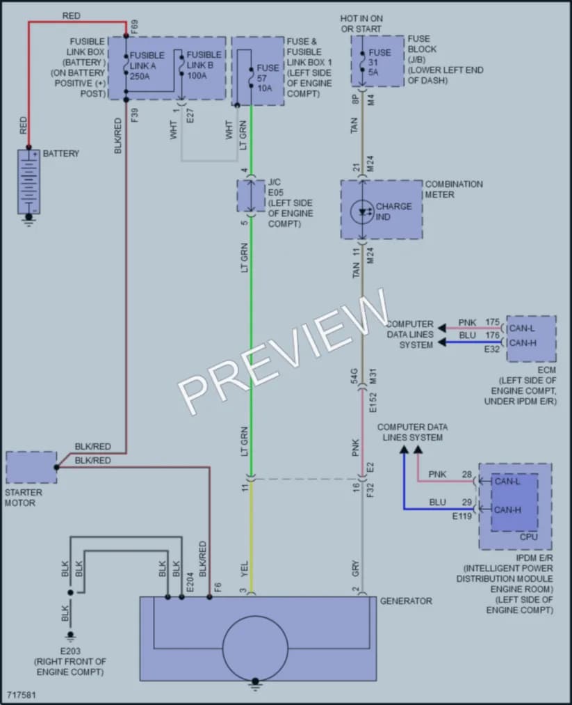2020 Infiniti QX60 Starting Charging wiring diagram preview