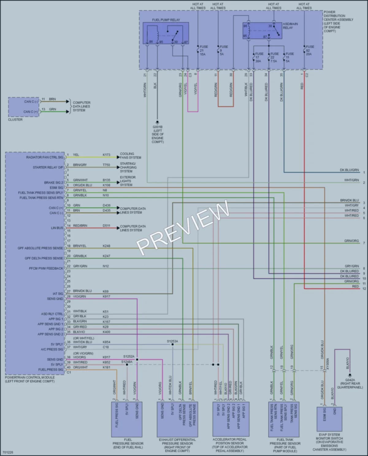2020 Jeep Renegade Engine Performance wiring diagram preview