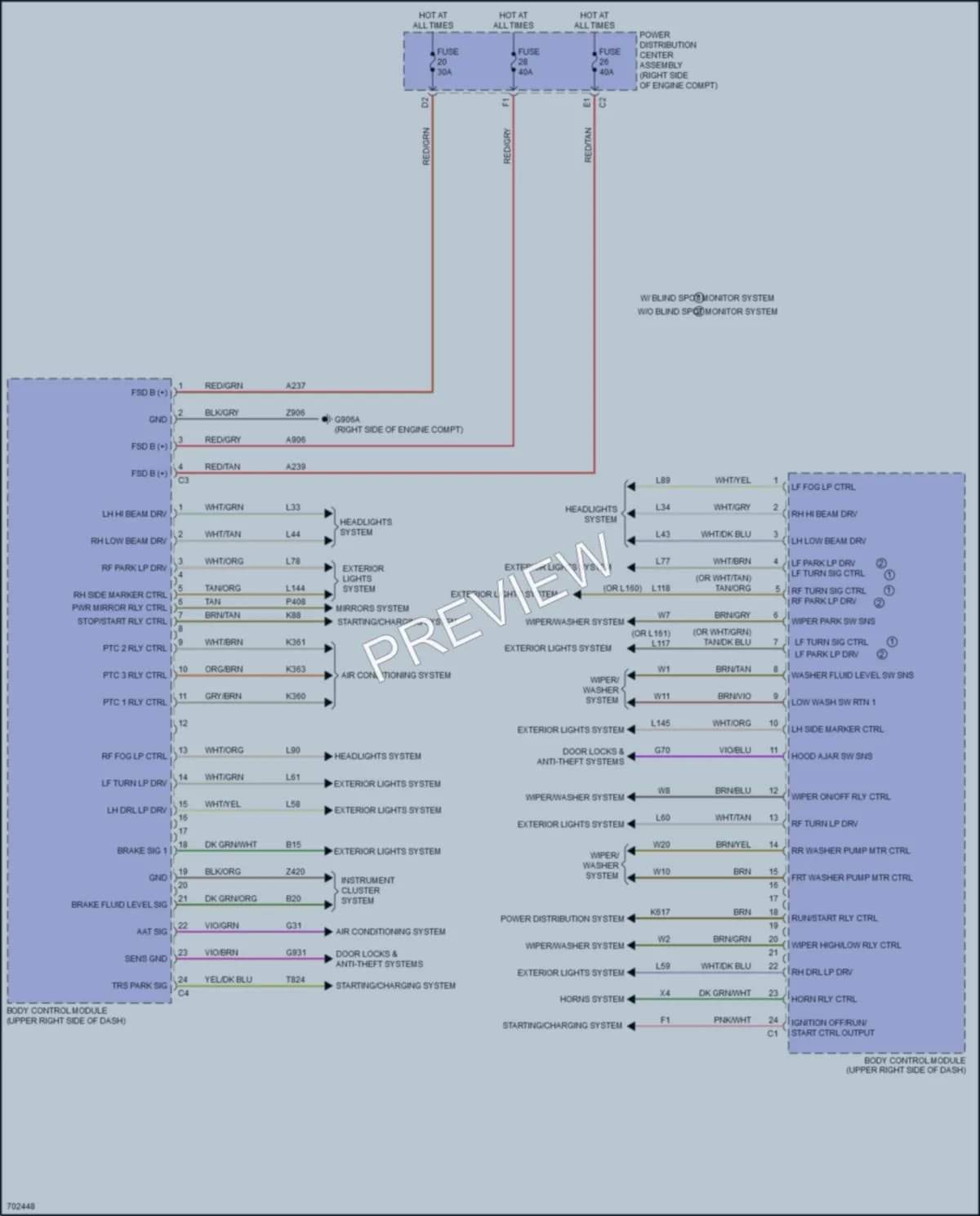 2020 Jeep WranglerUnlimited Body Control Modules wiring diagram preview