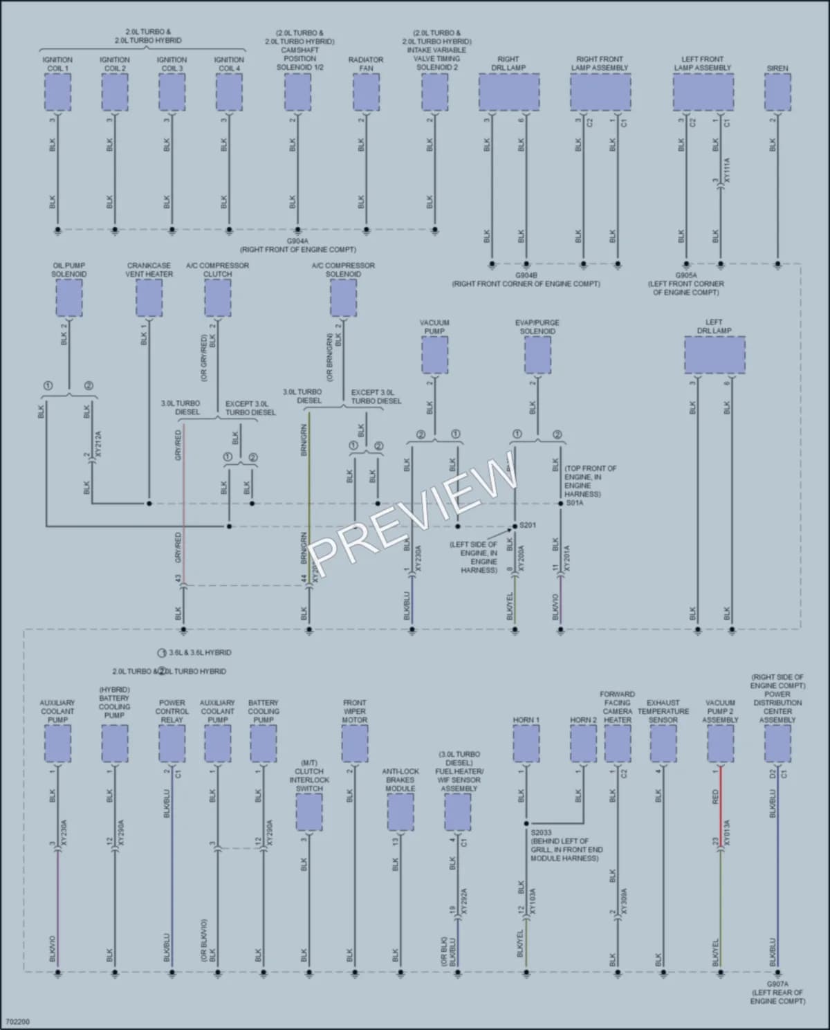 2020 Jeep WranglerUnlimited Ground Distribution wiring diagram preview