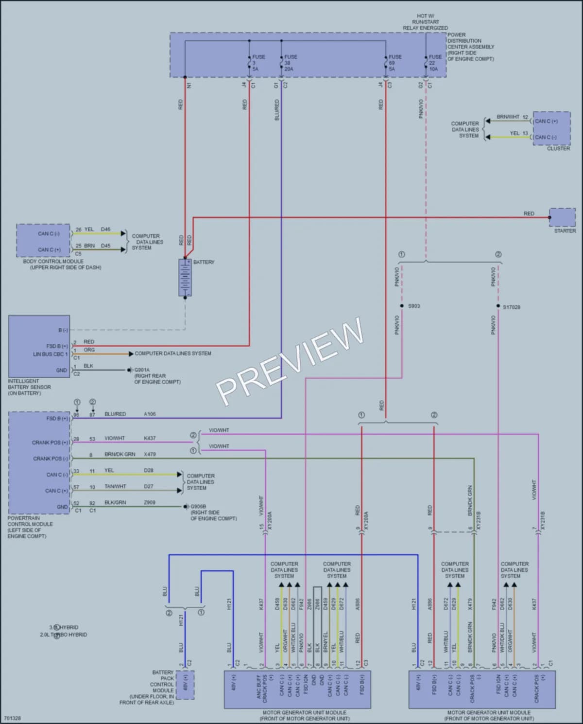 2020 Jeep WranglerUnlimited Starting Charging wiring diagram preview