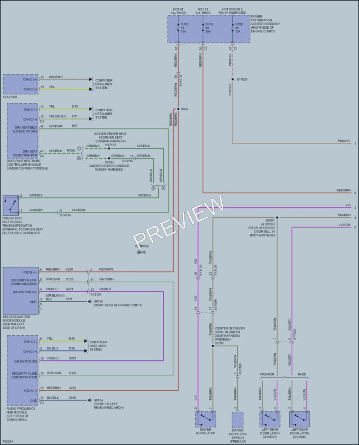 2020 Jeep WranglerUnlimited Warning Systems wiring diagram preview