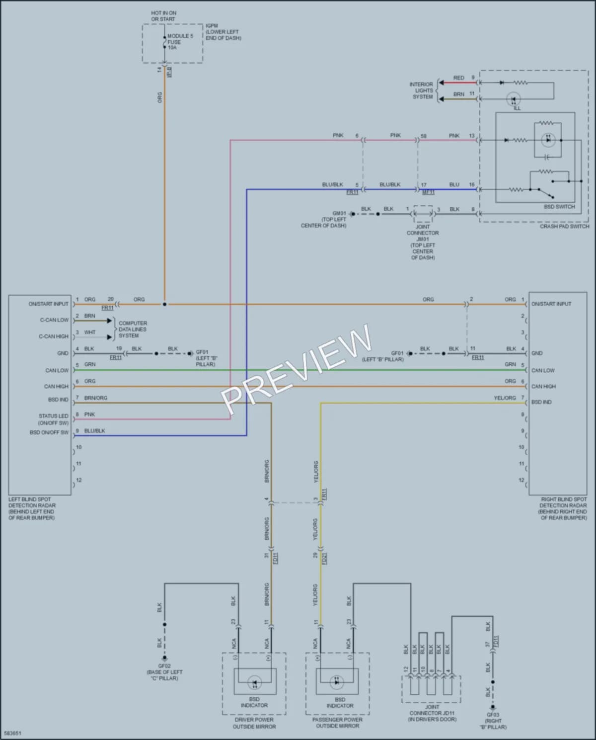 2020 Kia Cadenza Navigation wiring diagram preview