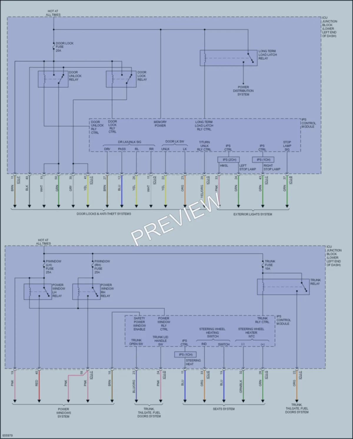 2020 Kia Forte Body Control Modules wiring diagram preview