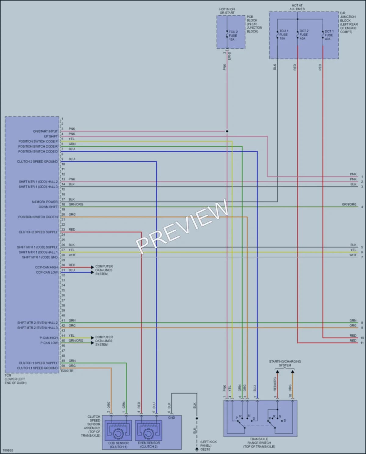 2020 Kia Forte Transmission wiring diagram preview
