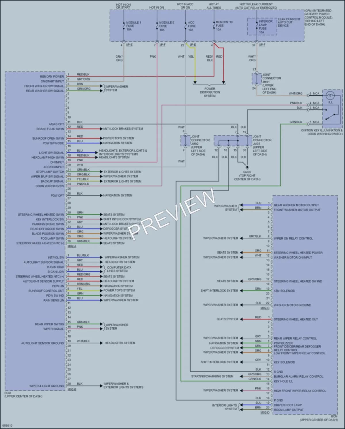 2020 Kia Sorento Body Control Modules wiring diagram preview