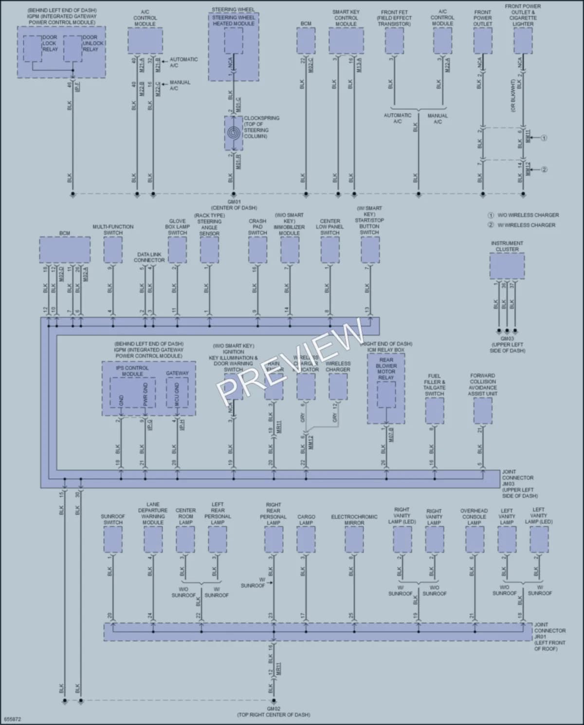 2020 Kia Sorento Ground Distribution wiring diagram preview