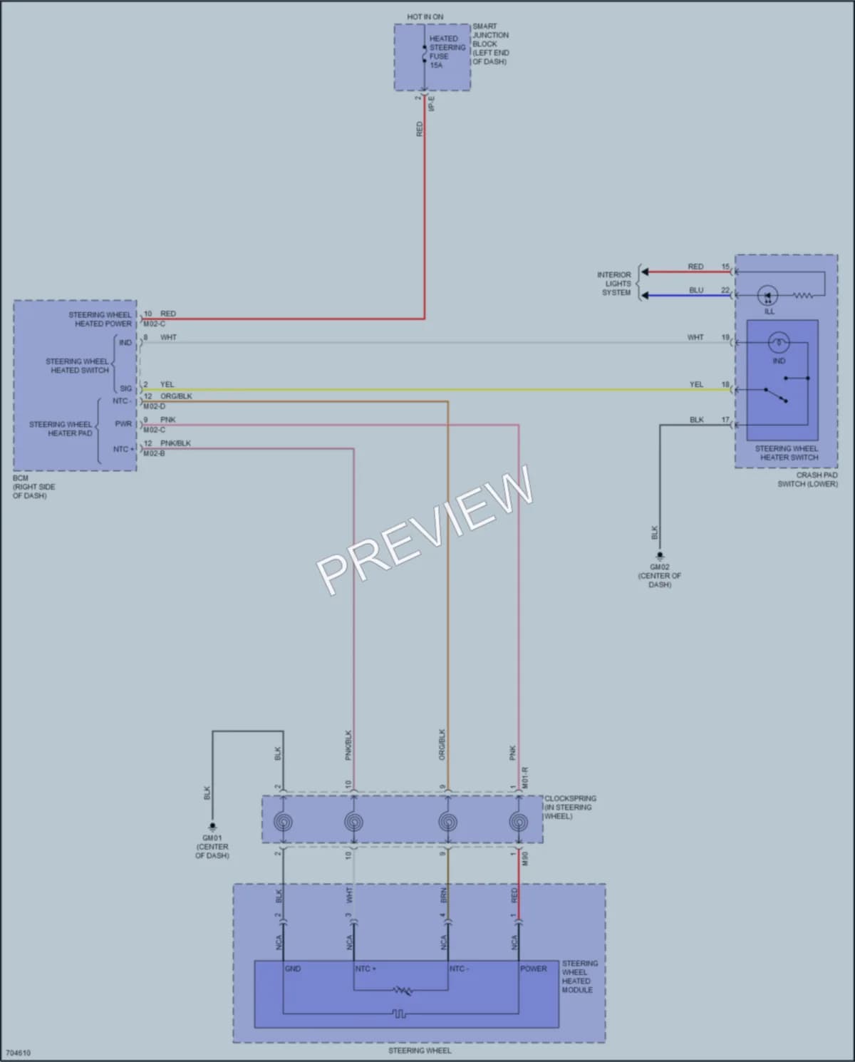 2020 Kia Sportage Power Seats wiring diagram preview