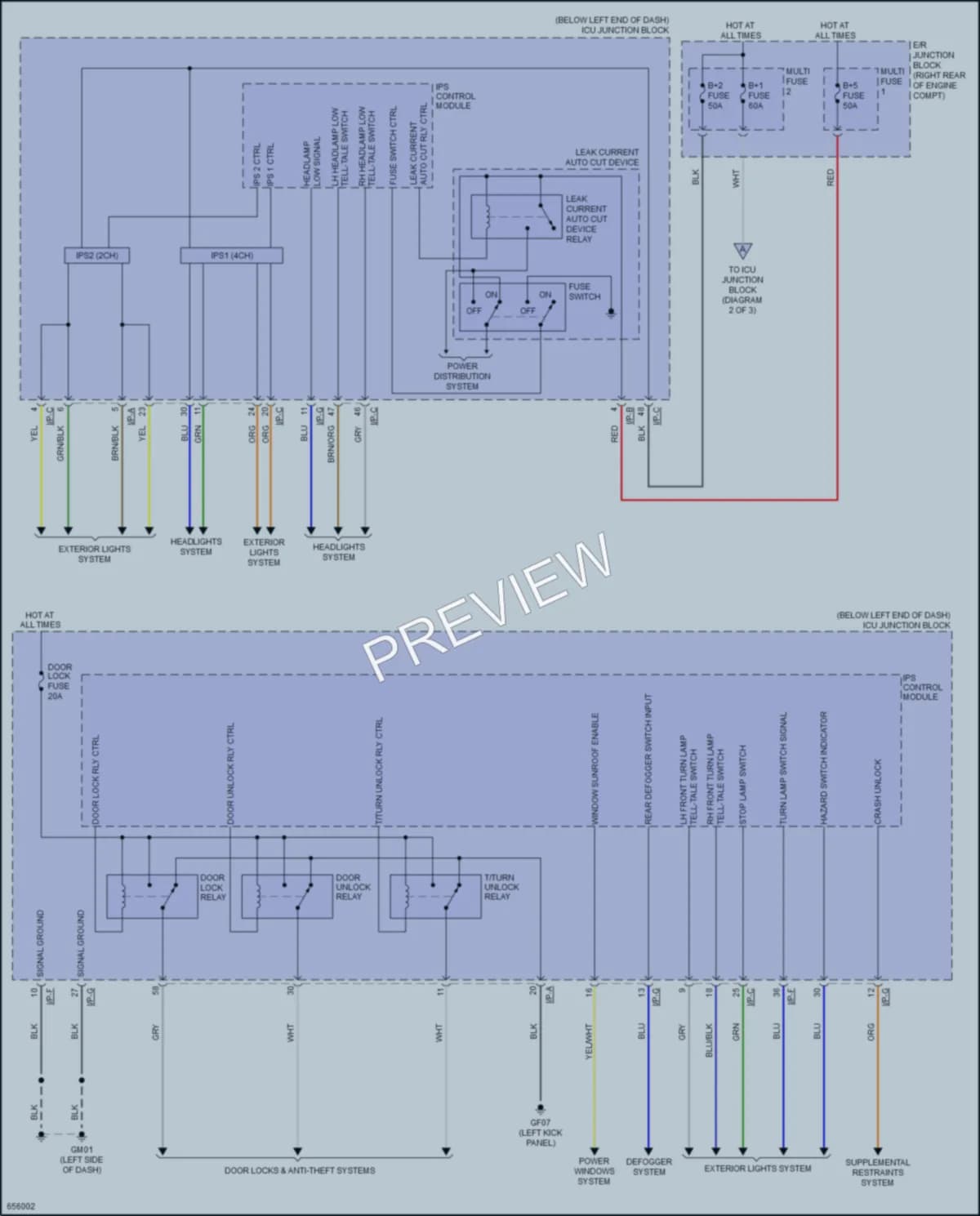 2020 Kia Stinger Body Control Modules wiring diagram preview