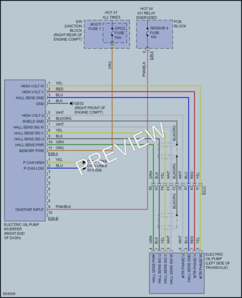 2020 Kia Stinger Engine Performance wiring diagram preview