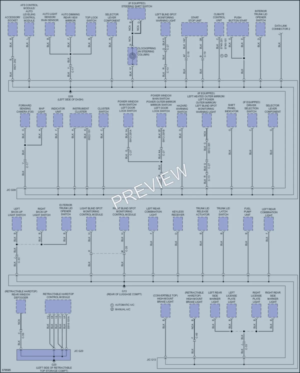 2020 Mazda MX5Miata Ground Distribution wiring diagram preview