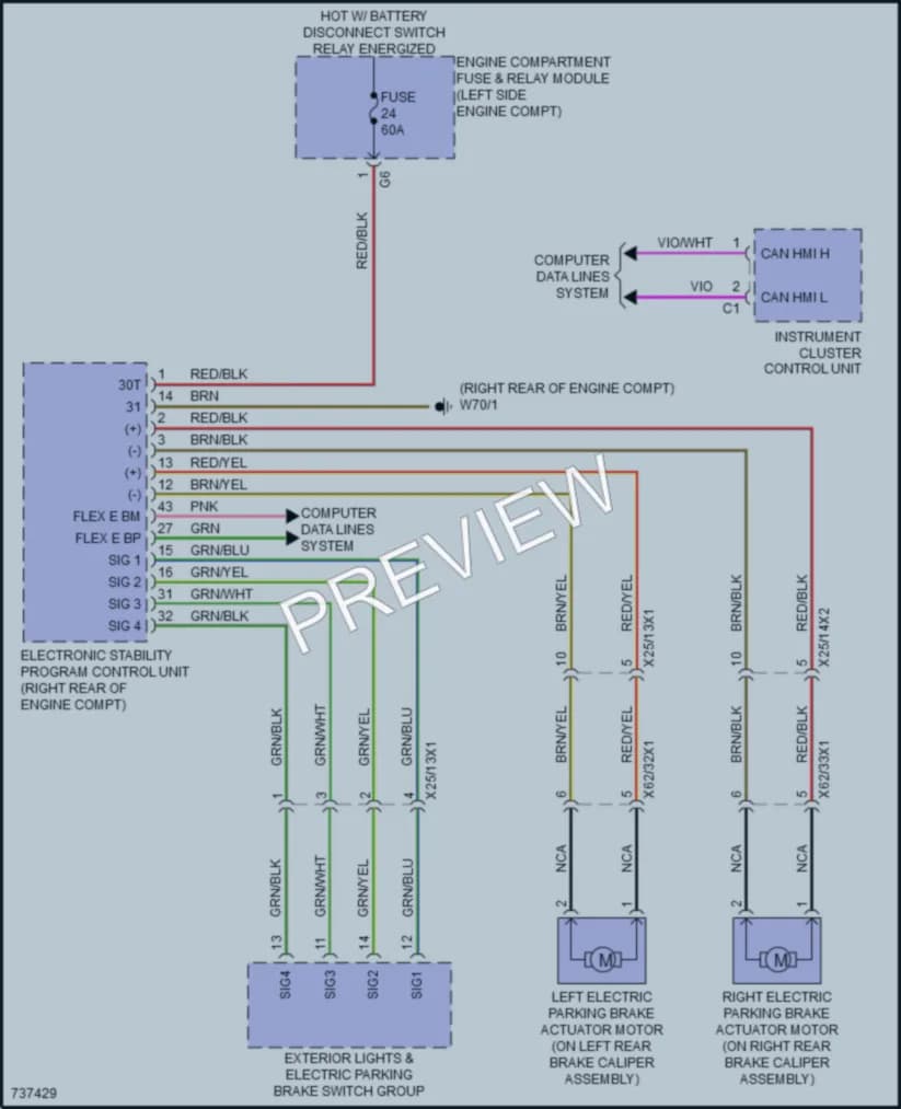 2020 MercedesBenz CLA250 Shift Interlock wiring diagram preview