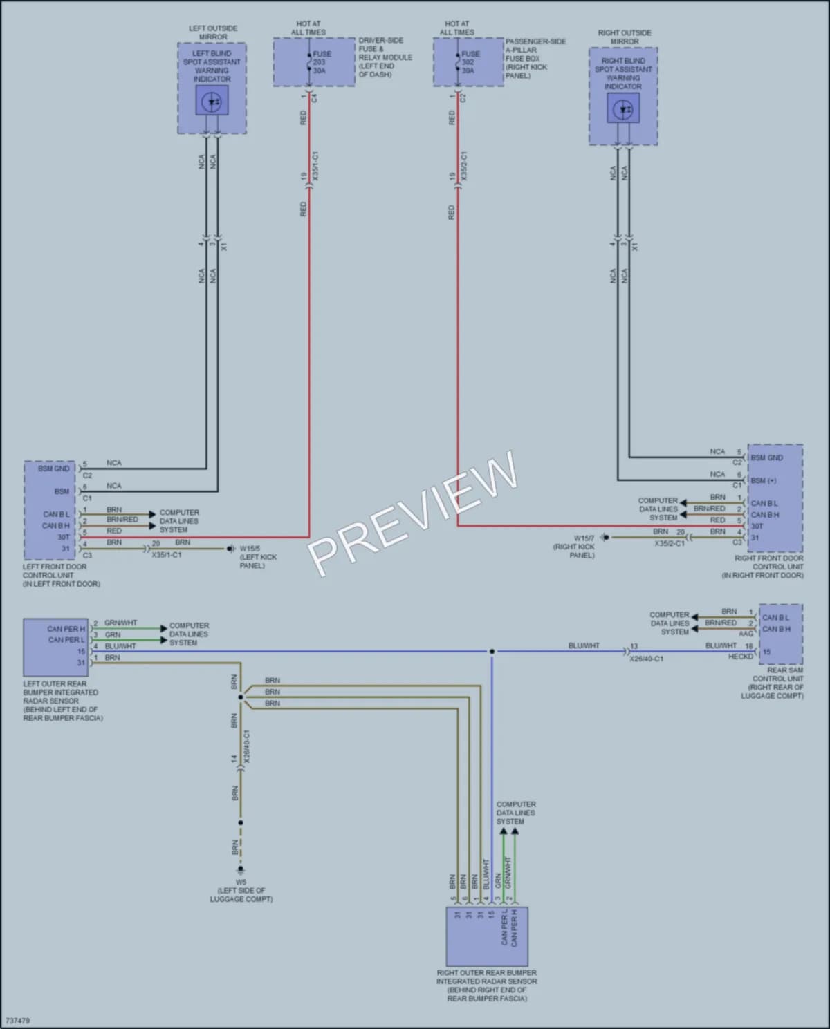 2020 MercedesBenz CLS450 Navigation wiring diagram preview