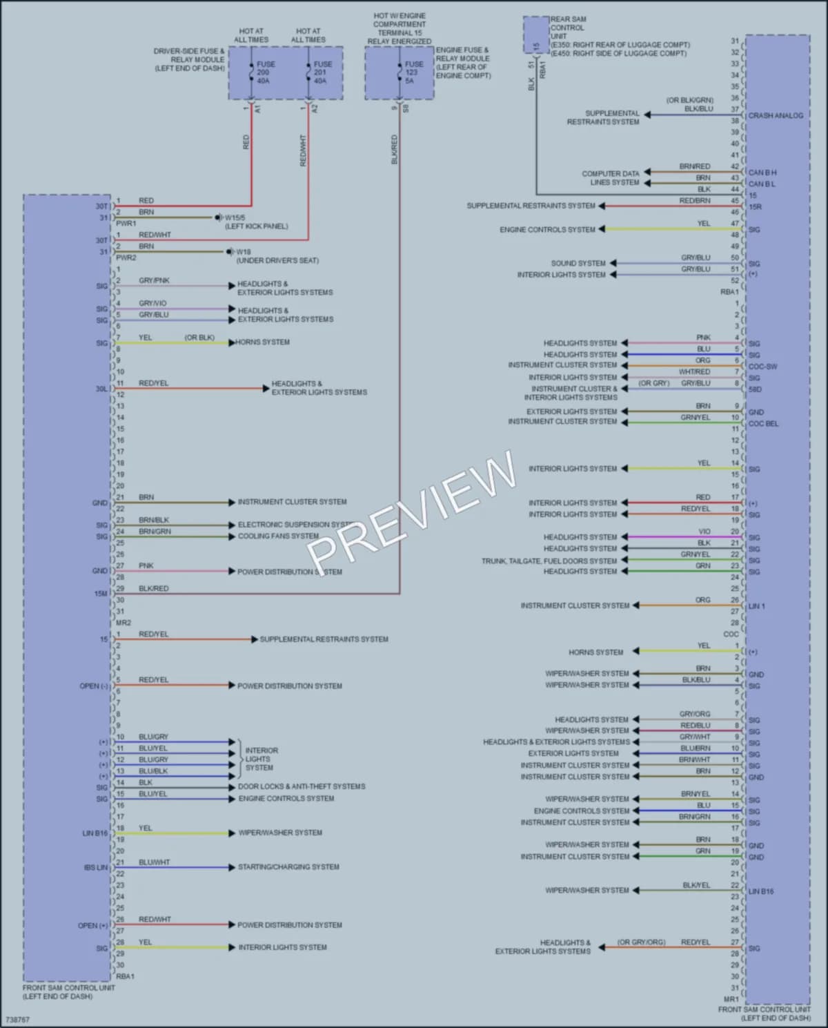 2020 MercedesBenz E350 Body Control Modules wiring diagram preview